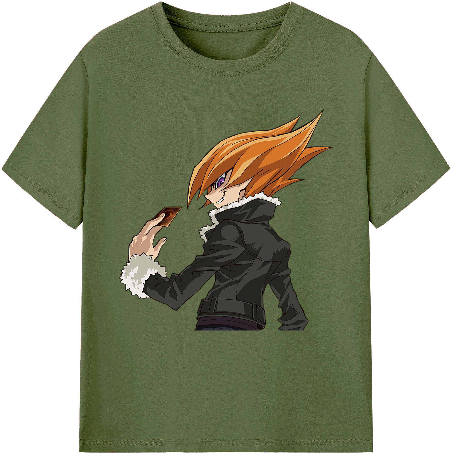 （画像用） 遊☆戯☆王 Yu-Gi-Oh! 綿100％半袖Tシャツ（フロントプリント）